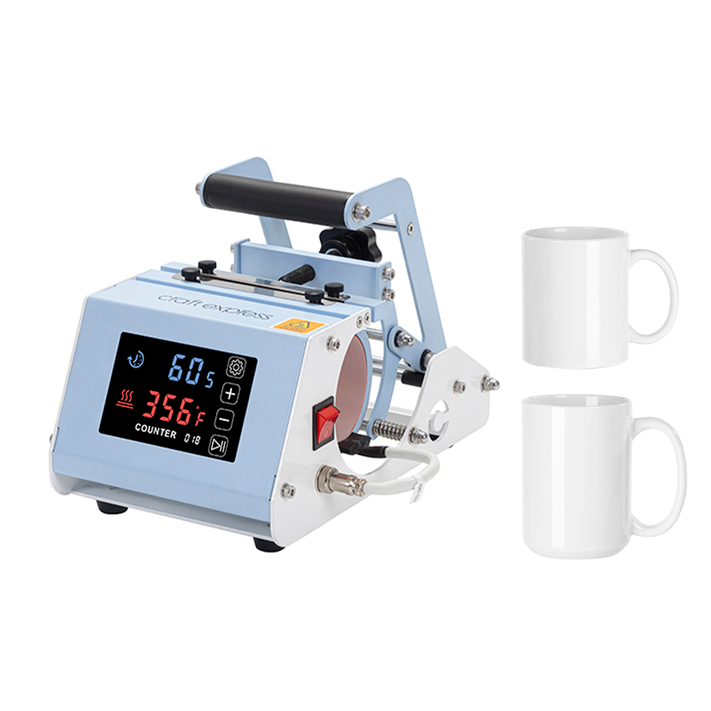 Craft Hobby Sublimation Heat Press for 11 oz and 15 oz mugs