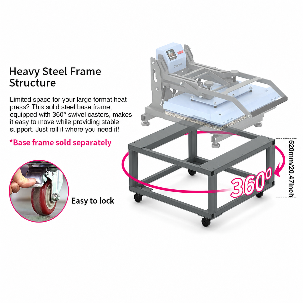Plancha térmica de gran formato P12 (Medidas de 50x60 cm a 80x100 cm) – Opciones con Bandeja Extraíble y Manual