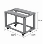 Plancha Térmica Neumática P15 Doble Estación (38x38, 40x50, 40x60 cm con Compresor 30L) o Mesa con Ruedas(Preventa)