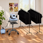 Plancha térmica neumática giratoria P9 40x50cm con compresor de aire de 30L o Mesa con ruedas(Preventa)