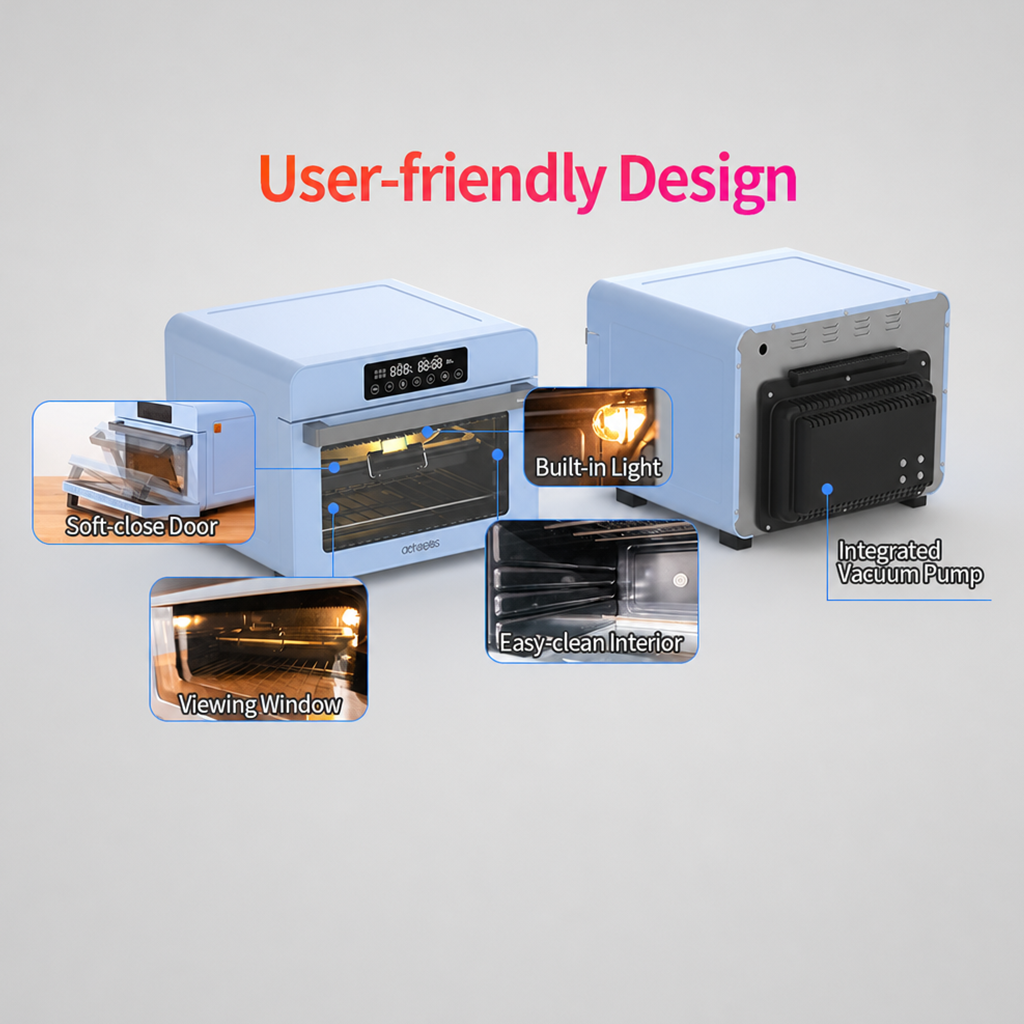 Horno de Sublimación 3D VacPro 20L Formato A4 – Opciones Solo Horno, con Bandeja de Vacío(Preventa)
