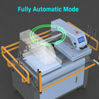 P16 Pro Double-Station Pneumatic Heat Press with Integrated 30L Air Compressor – 40x50 cm or 40x60 cm Models (Side Laser / Top Laser)