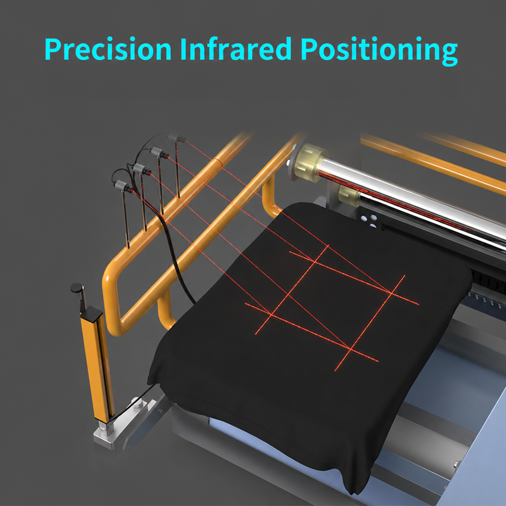 P16 Pro Double-Station Pneumatic Heat Press with Integrated 30L Air Compressor – 40x50 cm or 40x60 cm Models (Side Laser / Top Laser)