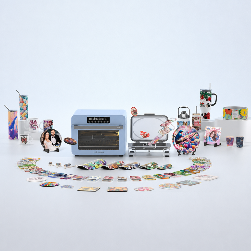 Horno de Sublimación 3D VacPro 20L Formato A4 – Opciones Solo Horno, con Bandeja de Vacío(Preventa)
