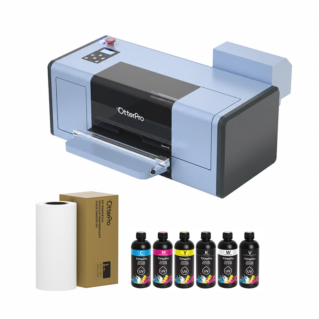 Impresora DTF M30 A3 30cm - Kit inicial con 6 botellas de tinta de 500ml y película DTF de 0.3x100m