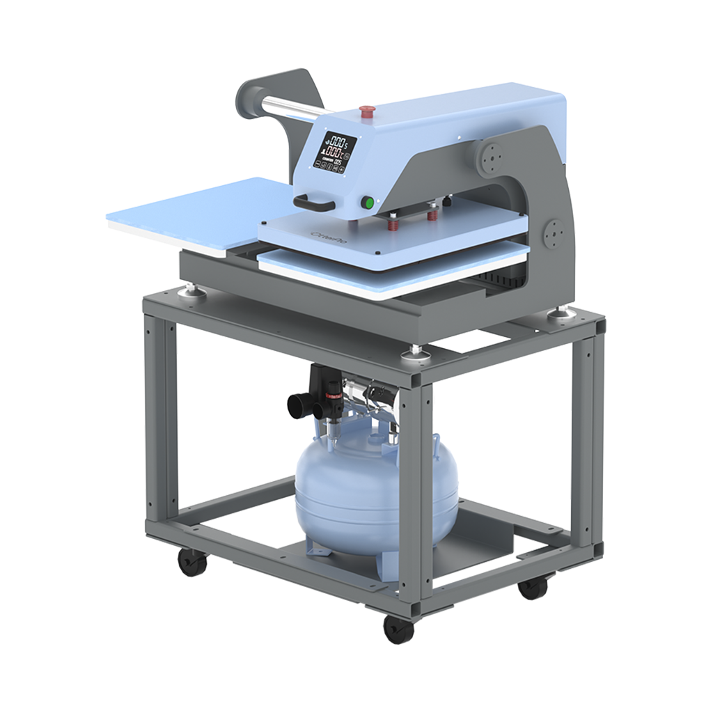 Plancha Térmica Neumática Deslizante P16 Doble Estación y Accesorios – Múltiple Modelos  o Mesa con Ruedas(Preventa)