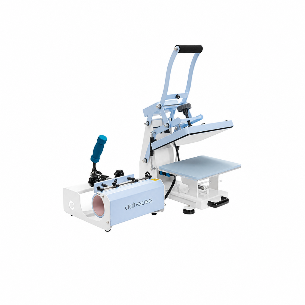 9 Interchangeable Heat Accessories Compatible with Hobby Heat Press (Various Surfaces and Sizes)