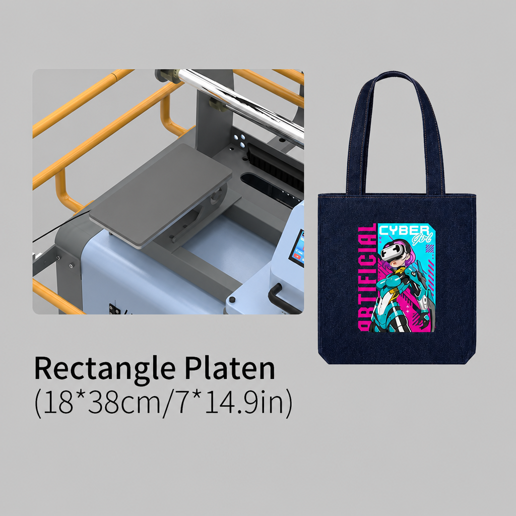 Special heating plates in various sizes compatible with the G1 and P16 Pro presses